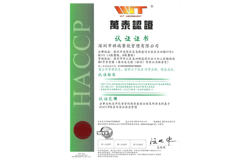 WIT certification-Certifications